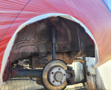 Škoda Fabia III  Nástřik podvozku a dutin voskem Dinitrol